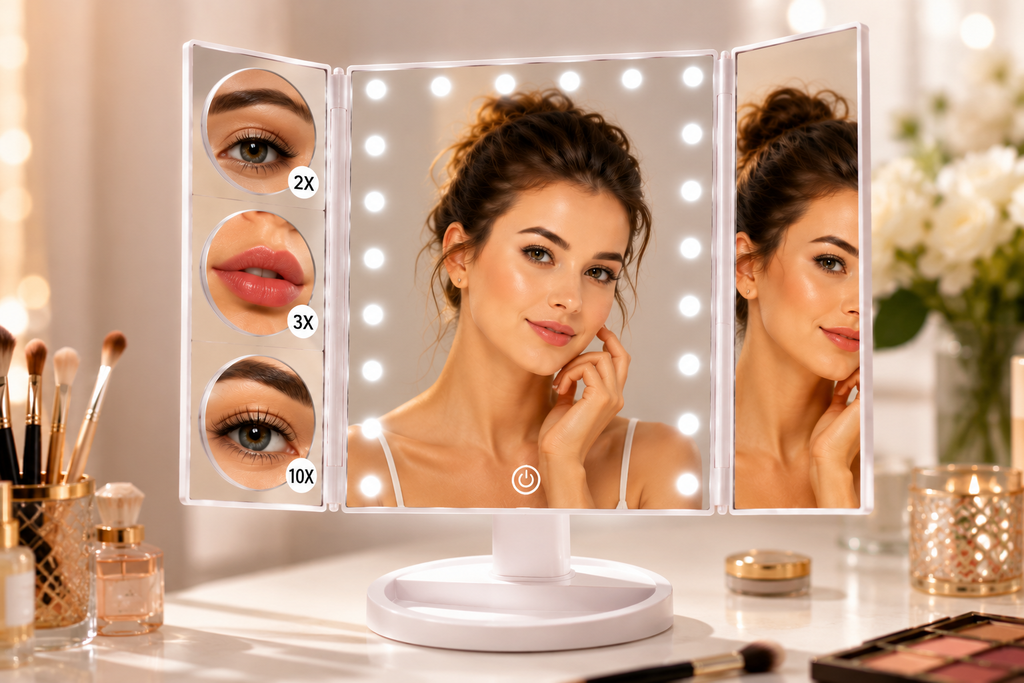 best vanity mirror light setup