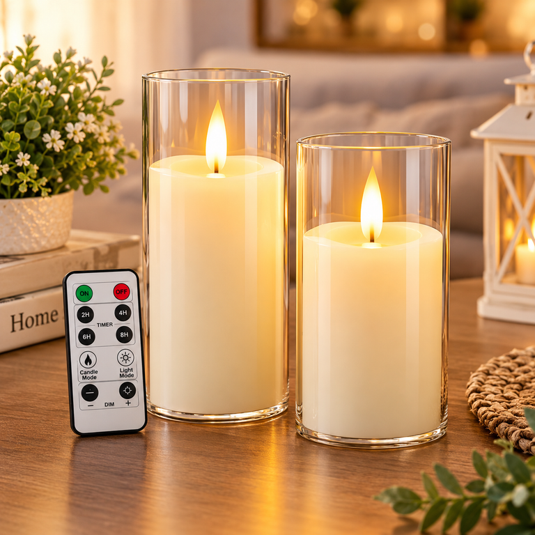 2-Piece Flameless Candle Sets
