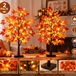 Tabletop Lighted Maple Trees